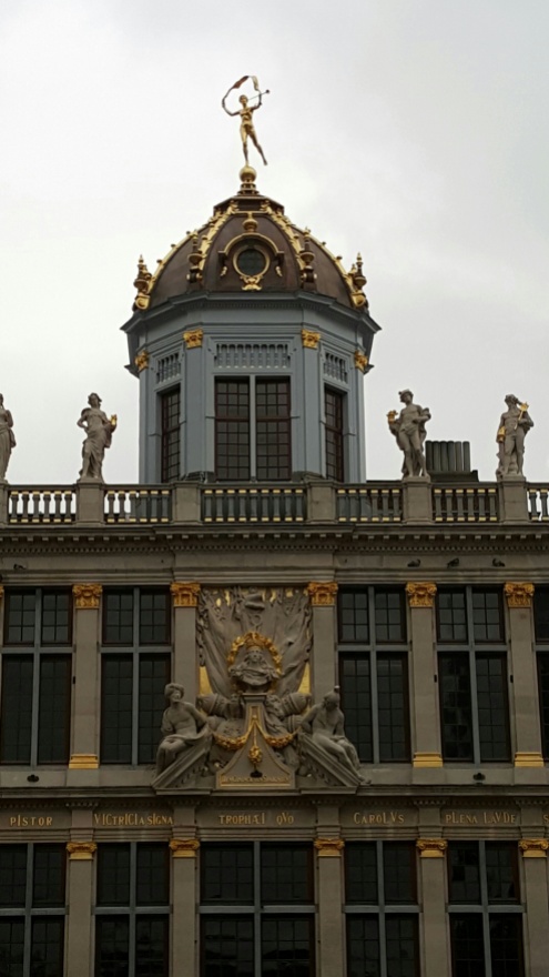Restored dome in Grand Place